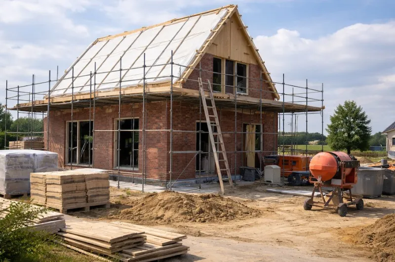 Bouwtijd van een huis, hoe lang duurt het echt?