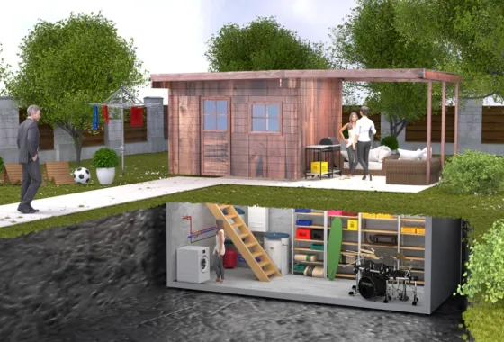 Nieuwe innovatie van Sterk Beton: de Tuinkelder