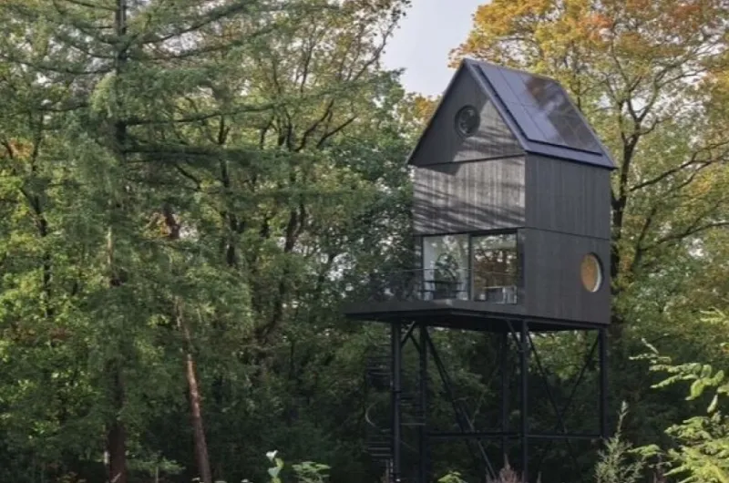 De hoogte in - vakantiehuis op palen
