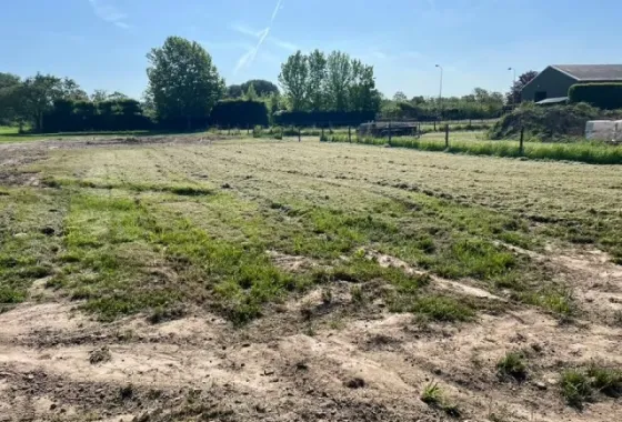 Bouwgrond Recht-op pad